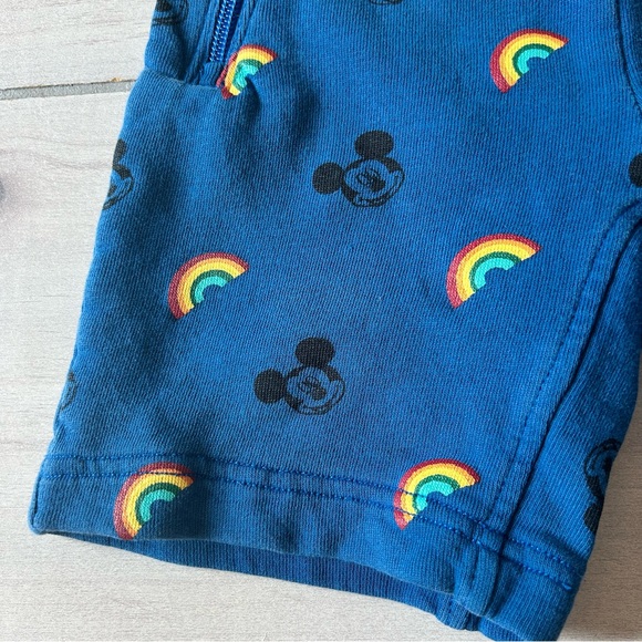 Hanna Andersson Disney Mickey Mouse Shorts with Rainbow Character Design - Picture 4 of 5